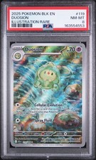 PSA 8 NM-MT Duosion 119/086 2025 Pokemon Sv: Black Bolt Holo Illustration Rare on eBay