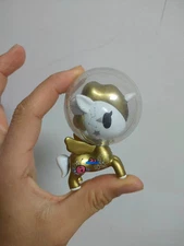 Tokidoki Unicorno Space Series Golden Astronaut Vinyl Figure Toy Figurine Model