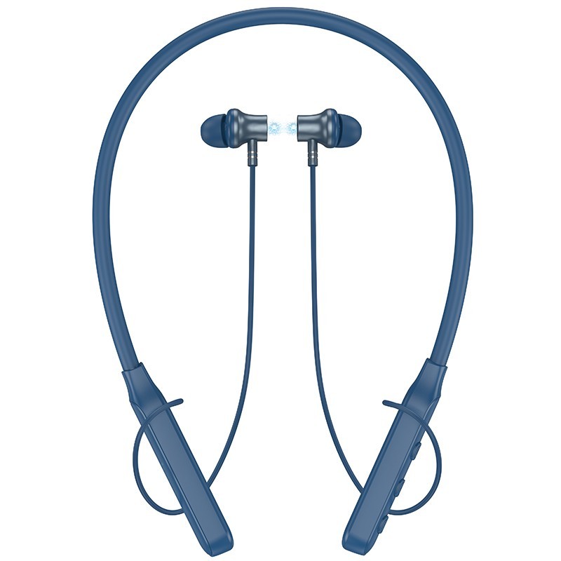 Auricolari wireless ES74 Refinado Bluetooth 5.4 sportivi con vibrazione Blu foto 2
