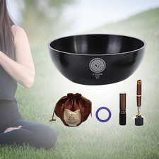 7.44inch Tibetan Singing Bowl Set Handcraft with Mallet for Tabletop