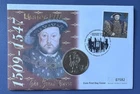 1996 Falkland Islands £2 Coin PNC. Henry VIII The Great Tudor. 07582.