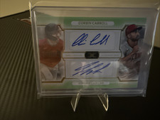 2024 Topps Definitive Collection-Dual Autographs Corbin Carroll,Jordan Lawlar/10