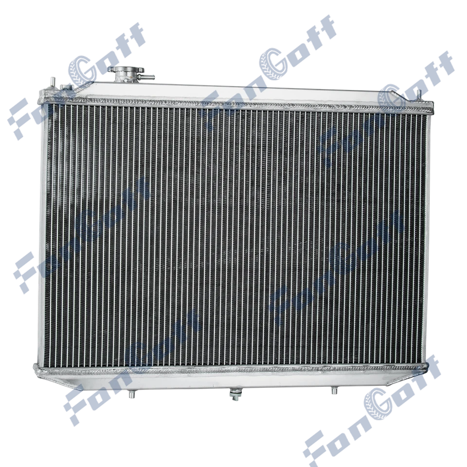 3Row Aluminium Radiator For Navara D22 2.5L YD25 4cyl Turbo Diesel 2007-2023 AT - image 4 of 4