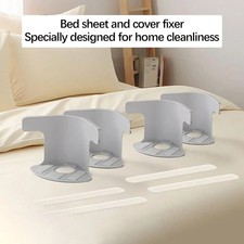 4PCS Lock Sheet Holders Heavy Duty Straps Fit All Mattresses Keep Sheets Tight