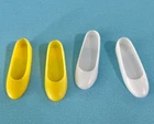 Vintage Orig. Mattel Barbie Family Skipper & Scooter Doll Shoes 2 Pairs  "Japan"