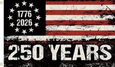 250 Years America Flag, 3X5 Ft, USA 250Th Anniversary Patriotic Design,1776-2026