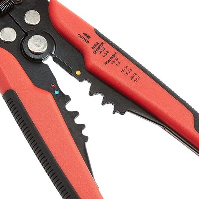 Amazon Basics Professional Self-Adjusting Wire Strippers and Crimper Tool, Black