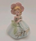 Vtg Josef Originals Favorite Sayings "Mighty Like A Rose" Lady Figurine~Read