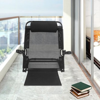 Portable Backrest Support,  8Gears  Adjustable Lifting Bed Backrest With Armrest