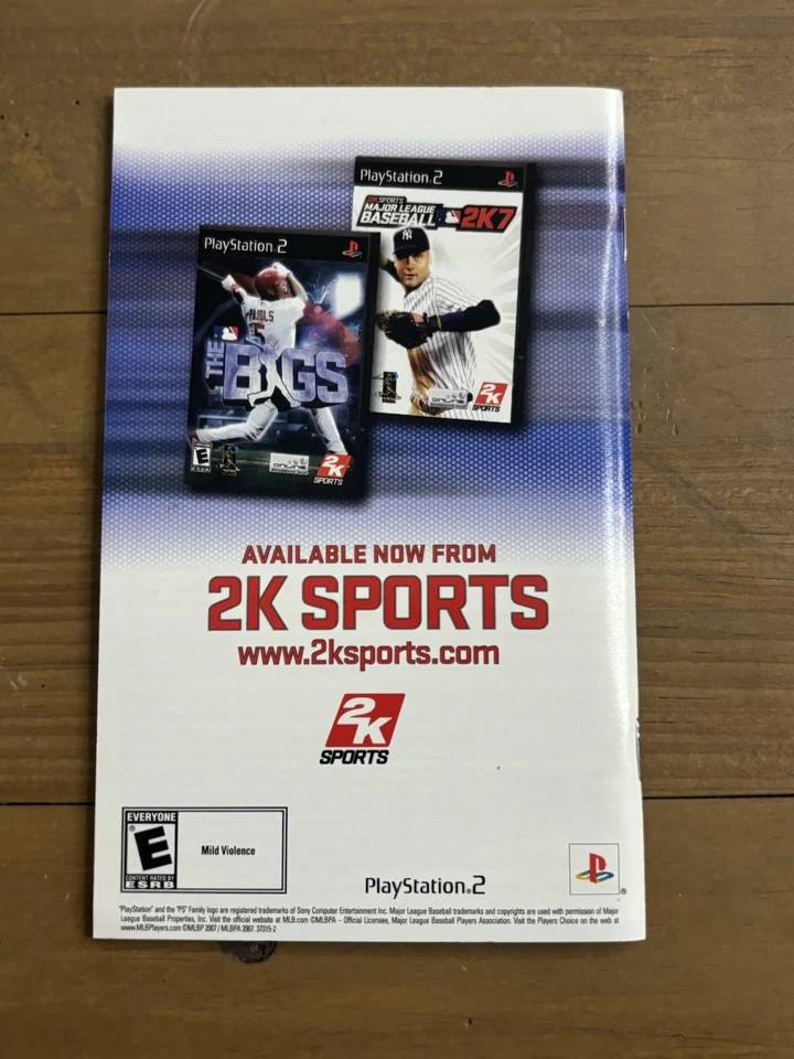 MLB Power Pros - Sony PlayStation 2, 2007 - PS2 CIB Completo con Estuche y Manual Foto 4 de 4