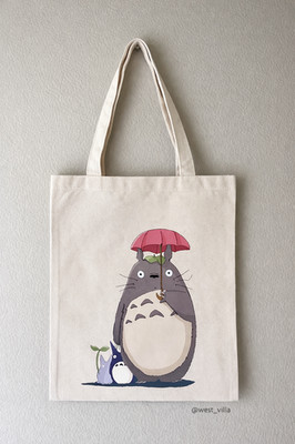 My Neighbor Totoro Thick Canvas Tote Bag