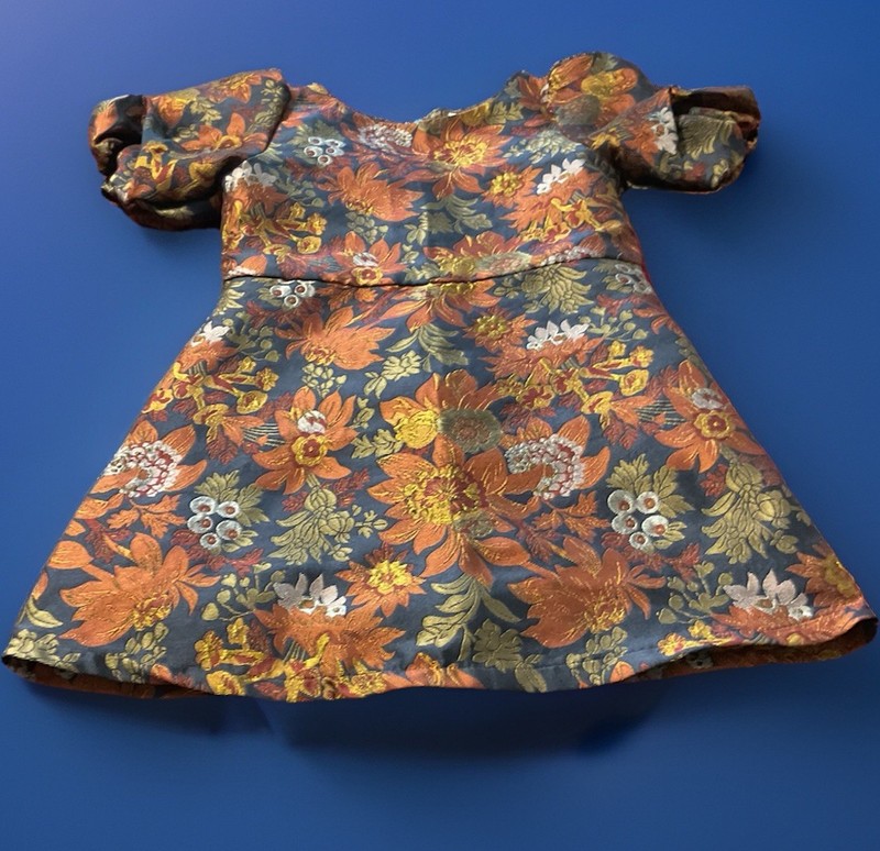 Go Girls Size  6 Floral Dress Puff Sleeve  Fully Linens Mint Condition
