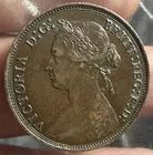 1877 Victoria Half Penny — photo from another recent sale