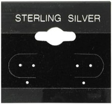 100-Pc Earring Cards for Selling - Jewelry Hanging Earring Display Cards, Earrin