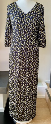 tolles Maxikleid,Laurel,Gr. 40,dunkelblau,fällt super,elast.,Futter, 1x getragen