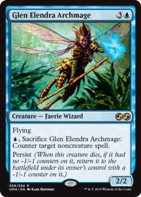 1x Glen Elendra Archmage - Foil Light Play MTG Magic - Kid Icarus -