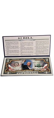 2024 President Donald Trump Assassination NOVELTY$2 Dollar Bill (SHIPS FROM USA)