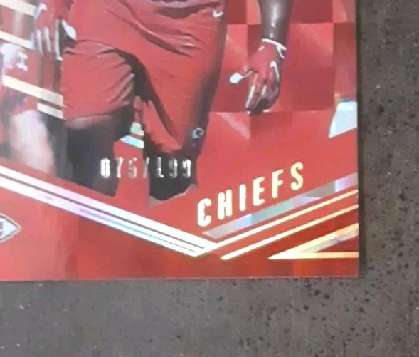 DERRICK NNADI RC 2018 Donruss Elite #123 Rookie SP /199 Chiefs.  C1A - Image 3 of 3