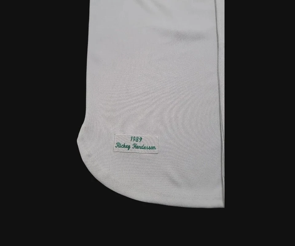 Rickey Henderson Jersey Oakland A's 1989 World Series Battle Of The Bay Patch 🎁 - Image 4 of 4