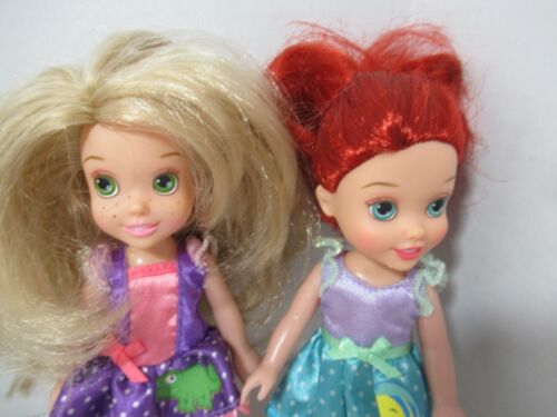 Disney Petite Princess The Little Mermaid Ariel Rapunzel dolls pets Tolly Tots - Picture 2 of 6