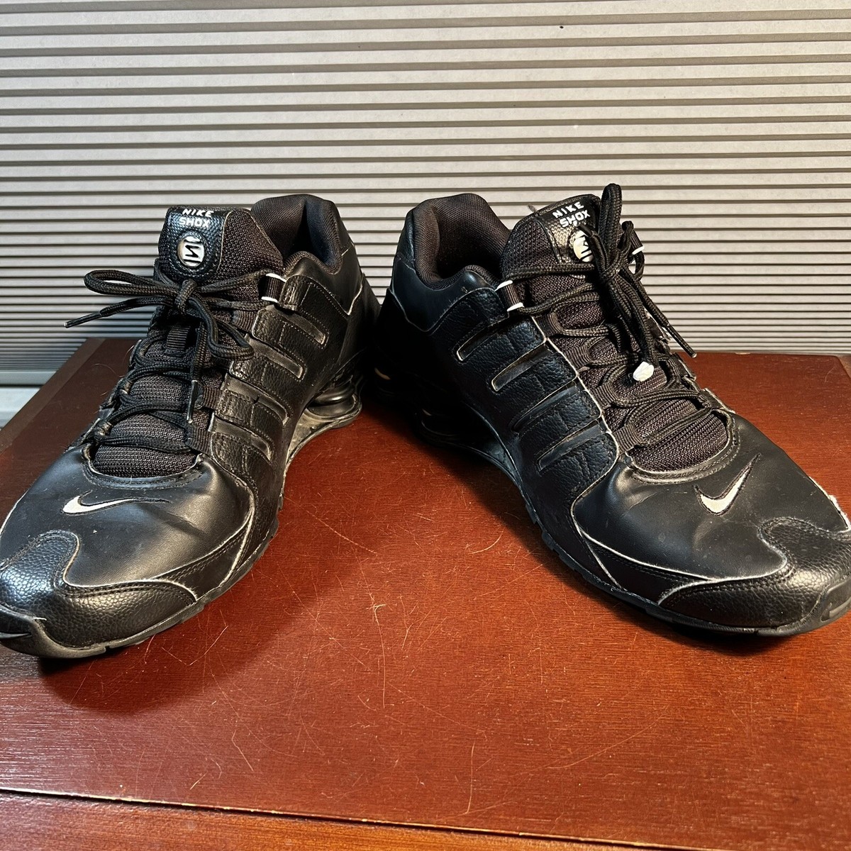 Nike Shox NZ Mens Running Shoes Black 501524-091 Size 11 Low Top Sneakers Size 13 - Nike Shox NZ Black - 501524-091 for sale online | eBay main image 2