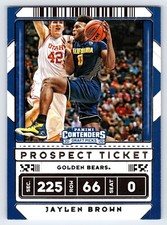 Jaylen Brown 0 2020 Panini Contenders Draft Picks Prospect Ticket NBA Basketball