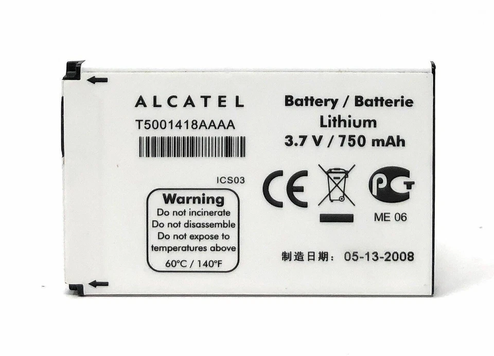 Battery T5001418AAAA For Alcatel OT C630 C630A C635 C701 C707 C717 V670 Genuine - Image 3 of 4