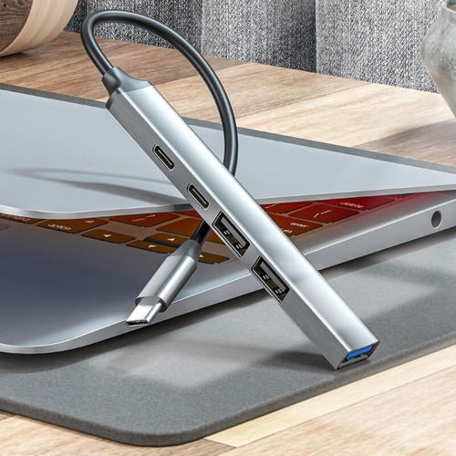 Type C HUBs 5 in 1 Aluminum Alloy HUBs with Type C Port and USB 3.0/2.0 USB C - Afbeelding 6 van 8