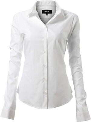 Damen Bluse - Grösse 38/40 ( M )  - Marke Fly Hawk - Farbe weiss