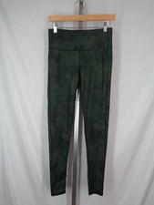 Athleta Green Black Chaturanga Leggings Size Small