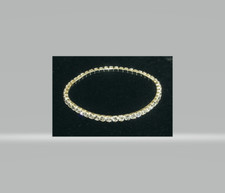 Rhinestone Single Row Stretch Bracelet