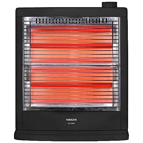 Los aparatos de calefacción eléctrico Negro Hogar