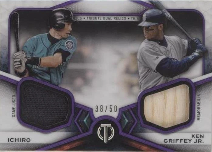 topps 2021 イチロー 2021 Topps Tribute - Ichiro Suzuki Ken Griffey Jr #DR2-IG for sale