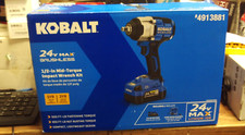 Kobalt 24v Max Impact Wrench Kit Variable 1/2...