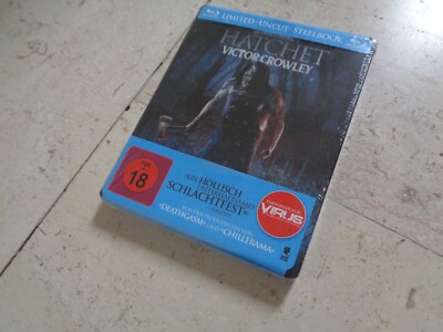 VICTOR CROWLEY - HATCHET 4 *rare* Blu-Ray STEELBOOK Adam Green