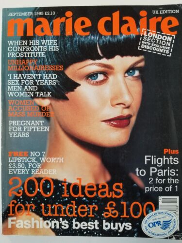 Vintage Marie Claire nr UK 85 września 1995 Publikacja. Bardzo dobry. Czytaj - Zdjęcie 1 z 4