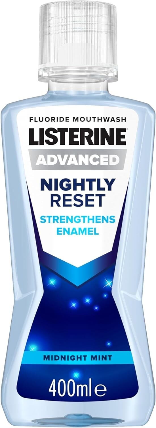 Listerine Advanced Nightly Reset Mouthwash 400ml eBay