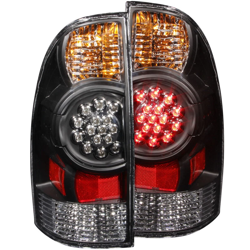 ANZO For 2005-2015 Toyota Tacoma LED Taillights Black - Image 2 of 4