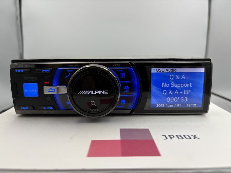 ALPINE iDA-X100 MP3/WMA/AAC USB Player Car Audio w/BT Receiver ALPINE iDA-X100 MP3/WMA/AAC USB Player Car Audio w/BT Receiver