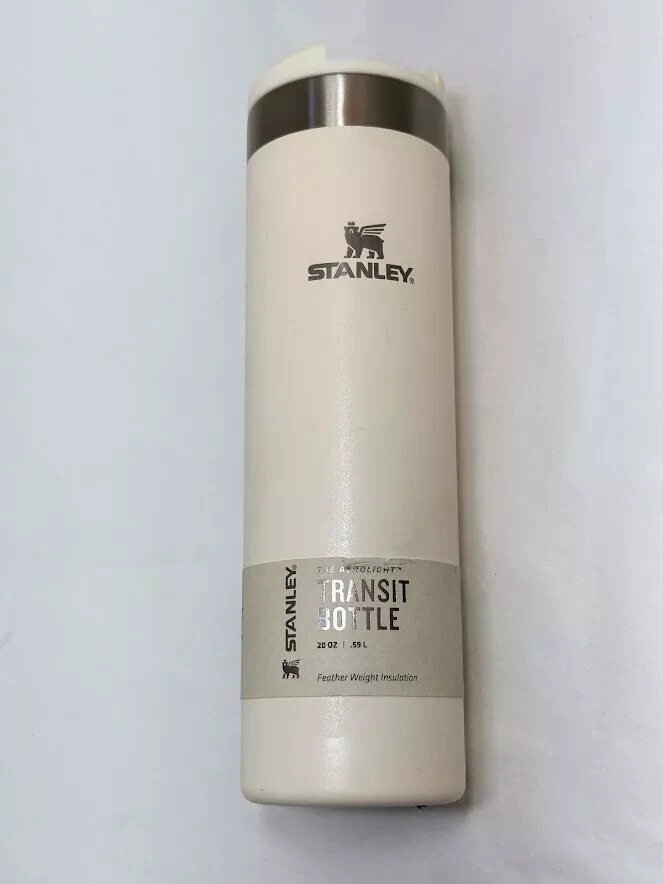 Stanley 20oz Stainless Steel AeroLight Transit Bottle - Cream Glimmer