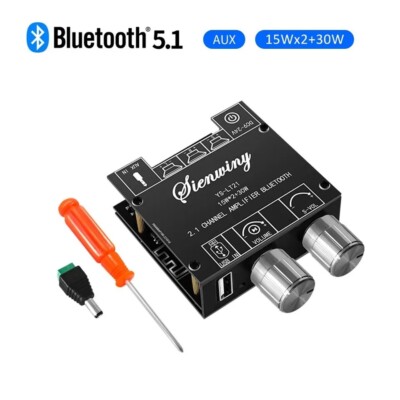 YS-LT21 2.1 Channel Bluetooth Amplifier 15w×2+30w For Home Theater, Boombox