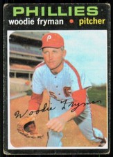 1971 Topps Base Set Woodie Fryman Philadelphia Phillies #414