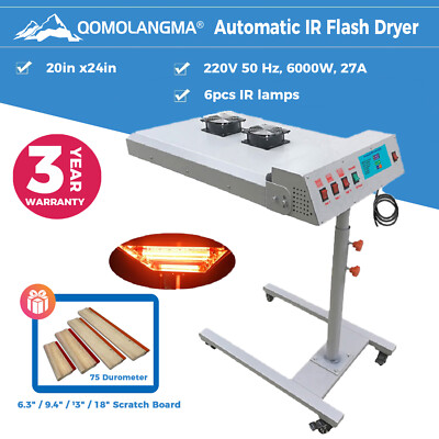 20'' x 24'' Automatic IR Flash Dryer with Sensor for Screen Printing Local pickup