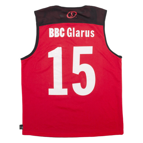 Maglia uomo reversibile SPALDING BBC Glarus 15 rossa senza maniche USA XL - Foto 3 di 6