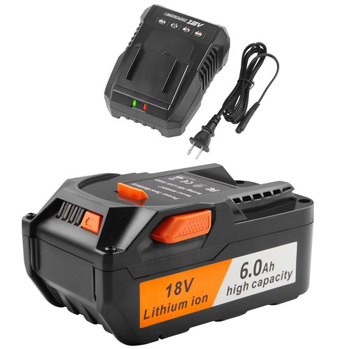 8.0Ah 18 Volt Lithium Battery For Ridgid R840087 R840085 Rigid 18V Tools Charger - Picture 26 of 27