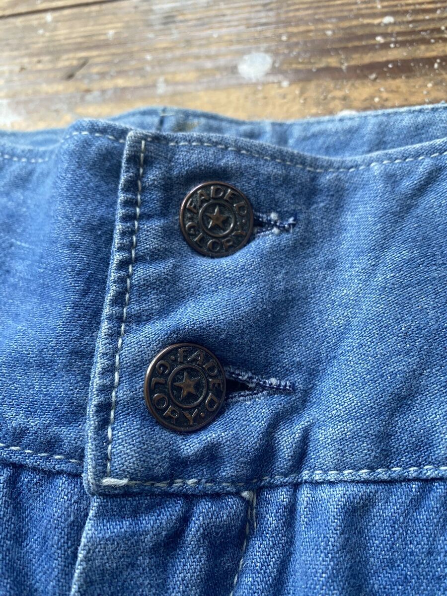 Vtg 70s Faded Glory Hippie Denim Jeans Blue Bell Bottoms Vtg 70s Faded Glory Hippie Denim Jeans Blue Bell Bottoms