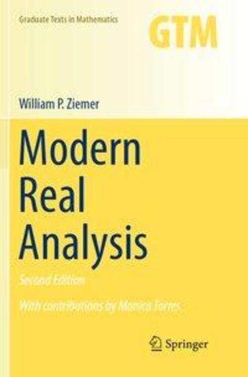 Thumbnail - Modern Real Analysis | William P. Ziemer | Taschenbuch | Paperback |