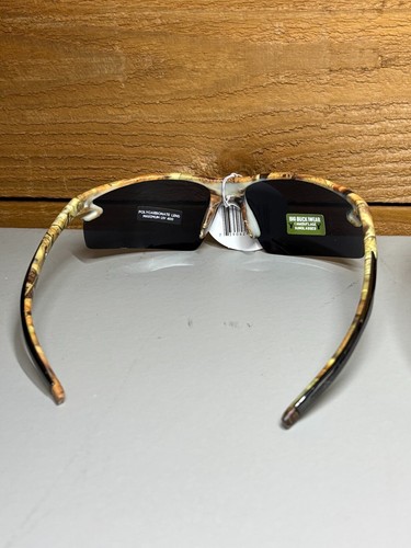 2-Big Buck Iwear Men's Camo Sunglasses Special Edition Max UV 400 NWT #025 - Picture 6 of 6