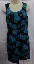 Women's Sz 0 Ann Taylor Loft Floral Summer Sleeveless Dress NEW MSRP $79.00