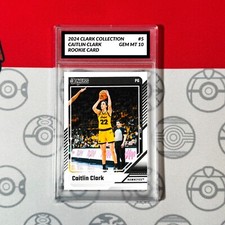 Graded 10 Caitlin Clark Rookie Card RC 2024 Panini Donruss Clark Collection #5